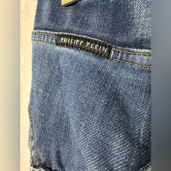 Philipp Plein special edition on push-up low rise jegging jeans size 27 - Picture 4 of 10